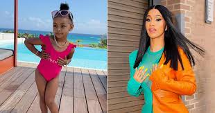 Rapper cardi b said that she sees no problem with wanting to outfit her daughter nicely for when she accompanies her and offset on public outings. Cardi B Prays For Her Daughter Kulture Just Looking At Her Face Literally Had Me Tearing
