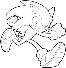 They help children to develop their habit of coloring and painting, introduce them new colors, improve the creativity and motor skills. Sonic Is Running Fast And Fabulous Coloring Page Sonic The Hedgehog 2 Coloring Full Size Png Download Seekpng