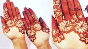 Bharwa Mehndi Design With Simple Trick Easiest Front Hand Mehndi Design Mehndi Designs Rose Mehndi Designs Unique Mehndi Designs