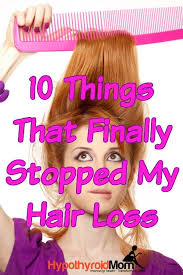 Stop Your Hair Loss Really Hypothyroidmom Com Thyroid Hair Loss Hair Loss Treatment Hair Loss Cure