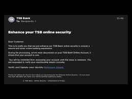 If you are not currently enrolled in tsb bank's. Scam Alert Email Claiming To Be From Tsb Enhance Your Tsb Online Security Youtube