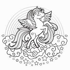 1001 Ideen Fur Ausmalbilder Einhorn Fur Kinder Coloring Pages Cards Rainbow