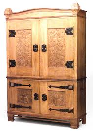Vintage buffet sideboard painted gray, waterfall art deco style, boho home deco, dining room furniture, coffee station, tv stand, secondchancesbymisty. English Arts Crafts Oak Cabinet