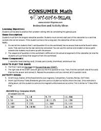 This grammar review site includes detailed terms, interactive exercises, handouts, powerpoints, twitter practice, videos, teacher resources, and more! Consumer Math Worksheets Teachers Pay Teachers