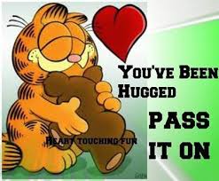 Youve Been Hugged Garfield Quotes Garfield And Odie Hug