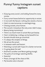 Punny Funny Instagram Sunset Captions1 Sunset Captions For Instagram Sunset Quotes Instagram Sunset Quotes