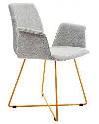 Arva light thekenstuhl drahtkufengestell mit armlehnen. Kff Maverick Polster Armlehnstuhl Stoff Grau Kff Shop Kwik Designmobel