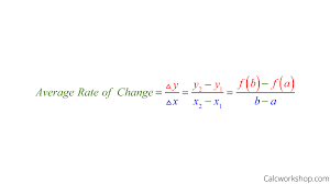 When computing the average rate of change of polynomials, we are computing the slope across the interval. Average Rate Of Change In Calculus W Step By Step Examples