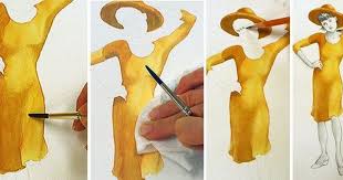 Schatten Und Dunkle Bereiche Mit Wasserfarben Anlegen Ist Nicht Sehr Schwer Es Braucht Nur Ein Wenig Ubung Ich Werde Heute Wasserfarben Aquarellbild Aquarell