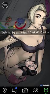 rainbow six siege, snapchat, blowjob, bra strap, cherry blossom (femboy) -  R34 Vault