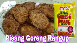 Kebetulan saya menaiki teksi bersama seorang peniaga goreng pisang yang baik hati. Resepi Pisang Goreng Rangup Adabi Untungresepi Forshope Com