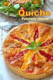 Quiche Aux Poivrons Et Buchette De Chevre Recette Recette Quiche Quiche Poivron Quiche