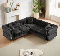 Amazon.com: Sofá modular Chesterfield simétrico en forma de ...