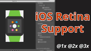 how to support high resolution on ios 1x 2x 3x