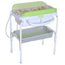 A wide variety of baby bath station options are available to you, there are 232 suppliers who sells baby bath station on alibaba.com, mainly located in asia. Homcom Folding Infant Bath Table Diaper Changing Station Nursery Storage Organiser Baby Changer W Tub Green Buy Online In Turkey At Desertcart 88311203