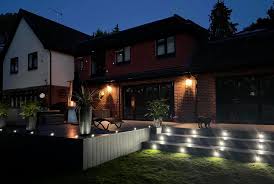 This includes promotion of blogs, youtube channels, and other social media. Grey Decking With Lights Project Photos