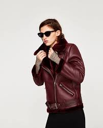 Image 2 Of Biker Jacket From Zara Leather Jackets Women Leather Jacket Style Vegan Leather Jacket