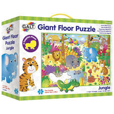 Glue sheets are quick, clear, and clean just peel and stick! Galt Giant Floor Puzzle Jungle Theme 30 Piece Officeworks