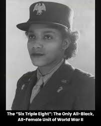 Honoring the Women of the US Army Six Triple Eight Lead by Major Charity  Adams