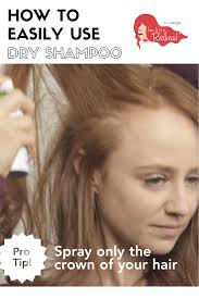 How To Use Dry Shampoo How To Be A Redhead Dry Shampoo Using Dry Shampoo Shampoo