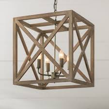 Birch Lane Pendant Lights Laurel Foundry Modern Farmhouse Sherman 4 Light Lantern Square Rectangle Pendant Birch Lane House Lighting Fixtures Lantern Lights Chandelier