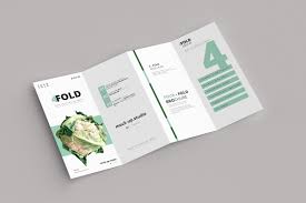 Four Fold 4 Fold Brochure Mockups In 2020 Brochure Design Template Brochure Design Brochures Mockups