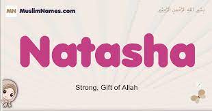Quraish shihab, kata basyar terambil dari akar kata yang bermakna penampakan sesuatu dengan baik dan indah. Natasha Meaning Of The Muslim Baby Name Natasha