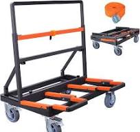 Amazon.com: Upgrade Folding Drywall Cart Heavy Duty,Drywall ...