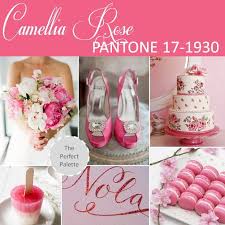 Pantone Palette Camellia Rose 17 1930 Top Wedding Colors Bright Pink Wedding Wedding Color Trends