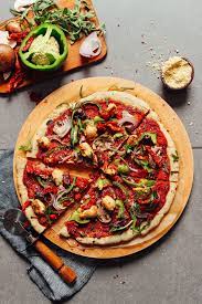 Vegan Gluten Free Pizza Crust Minimalist Baker Recipes Recipe Gluten Free Pizza Crust Gluten Free Pizza Vegan Pizza