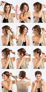 3 Fancy Updos For Short Hair Short Hair Styles Hair Styles Short Hair Updo