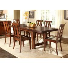 Inspired by the antique friezes from greek and roman decoration to give a regal quality to the entire living area. Liberty Furniture Industries Inc Dining Tables Tahoe 555 T4090 Trestle Table Rectangle From Kim S