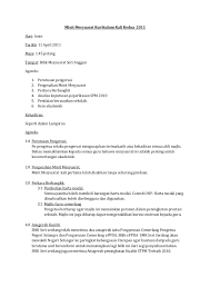 Untuk memudahkan rujukan dibuat, muka surat dan perenggan minit mesyuarat yang lepas yang membincangkan perkara yang sama hendaklah dicatatkan. Contoh Minit Mesyuarat Kata Kata