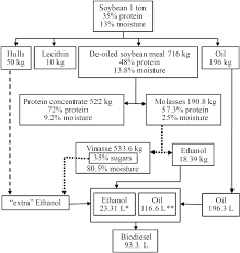 Schematic Flow Chart For Biofuel Production From Soybean