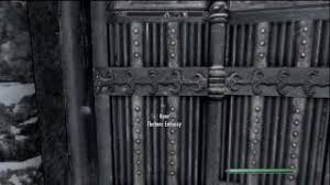 I'm afraid if you want to unlock things then you're going to have to level . The Requires Key Door In The Thalmor Embassy Skyrim Forums