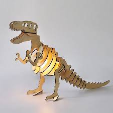 Fun Wooden T Rex Dinosaur Table Lamp Buy This Best Seller Online From Lucas Loves Cars Free Delivery Over 150 Lamp Animal Lamp Light Table