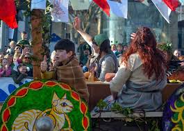Although the holiday originally started as a christian feast day celebrating the life of st. Saint Patricks Day Parade In Downpatrick 17th March Northern Ireland