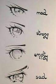 Cute playful anime squinty eyes drawing. 900 Anime Eyes Ideas Drawings Anime Eyes Art Reference