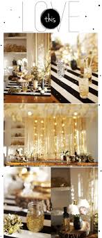 Black And Gold Birthday Party Decoration Ideas Black White Or Ivory With Pops Of Gold Gold Party 50th Birthday Party 40th Birthday Parties