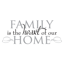 Choose the perfect stencil that fits your decor: Family Heart Of Home Wall Quotes Decal Wallquotes Com