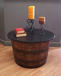 Barrel picnic table table only / each bench $499 / $149. Real Half Whiskey Barrel Coffee Table End Table Buy Online In Faroe Islands At Faroe Desertcart Com Productid 96081877