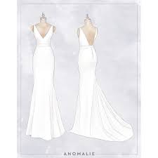 Maybe you would like to learn more about one of these? Anomalie Custom Crepe Wedding Dress With A Sleeveless Fit And Flare Silhouette Avec Images Robe Africaine Tendance Robe Africaine Mode