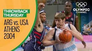 Argentina is the team that cost team usa the gold medal in 2004. Argentina V Usa Semi Final Athens 2004 Condensed Game Throwback Thursday Youtube