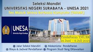 Saya mengikuti ujian spmk ub,ujian mandiri unair,ujian mandiri unesa dan alhamdulillah saya lolos ke 3 nya. Seleksi Mandiri Universitas Negeri Surabaya Unesa 2021 Youtube