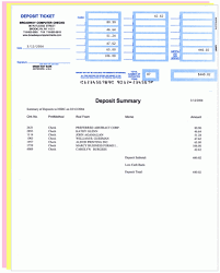 If you are making a deposit through an atm, make sure it is connected to your bank or credit union. Quickbooks Deposit Slips