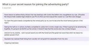 Aug 05, 2021 · a comprehensive database of dungeons and dragons quizzes online, test your knowledge with dungeons and dragons quiz questions. 28 Questions A Dm Should Ask Their Players Starting A D D Campaign