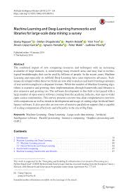 Bishop Pattern Recognition And Machine Learning Website Pdf Machine Learning And Deep Learning Frameworks And Libraries For Large Scale Data Mining A Survey