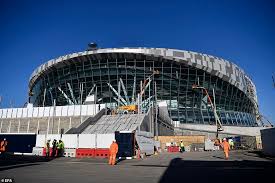 The stadium itself is aesthetically pleasing from the outside and features a 4.5 meter near neighborhood 4. Builders Add Finishing Touches To Tottenham S 1bn Stadium Exterior As Panels Are Installed Daily Mail Online