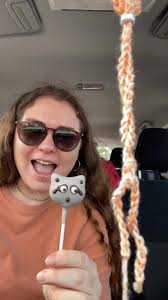 Trying A Racoon Cakepop