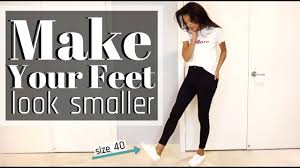 Women in both sports averaged 6 feet. How To Make Your Feet Look Smaller Kwshops Youtube